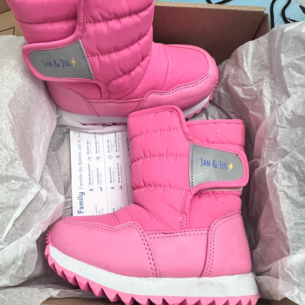 Girls size 7.5 Jan&Jul Puffy Winter boot Boots
